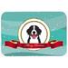 The Holiday Aisle® The Holiday Aisle Bernese Mountain Dog Merry Christmas Glass Cutting Board Glass | 0.15 H x 15.38 W in | Wayfair