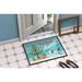 The Holiday Aisle® English Setter Non-Slip Indoor Door Mat Synthetics | Rectangle 1'6" x 2'3" | Wayfair THLA3896 39991521