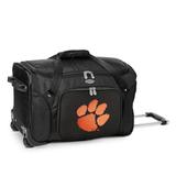 MOJO Black Clemson Tigers 22" 2-Wheeled Duffel Bag