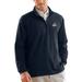 Men's Navy Robert Morris Colonials Flat-Back Rib 1/4-Zip Pullover Sweater