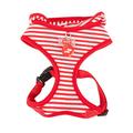 Puppia PAQA-AC1411 Hunde Geschirr, Beach Party Harness, small, rot