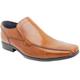 Base London Brickdale Tan Leather Mens Slip On Shoes-9