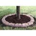 DekoRRa Products 4" H x 10" W Lawn Edging Artificial Hedge, Wood in Brown | 4 H x 10 W x 5 D in | Wayfair 400-AB