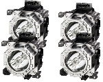 Ersatzlampe PANASONIC PT-DZ21K2 ET-LAD520F 4-er Pack Lampe Image