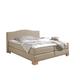 Maintal Boxspringbett Franklin, 100 x 200 cm, Stoff, Bonellfederkern Matratze h3, Beige