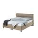 Maintal Boxspringbett Filipo, 160 x 200 cm, Stoff, Bonellfederkern Matratze h3, Beige