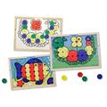 Melissa & Doug 14313 - Sort and Snap Colour Match, Farbsortierspiel Mit Schnappkappen