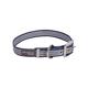 canvasco NM434 Hunde-Halsband, M, 55-65 cm, 25 mm, Frida dunkelblau