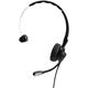 Jabra Q711373 Biz 2400 II Mono USB leichtes Call-Center-Kabel-Headset für MS Skype for Business, Controller mit programmierbaren Tasten, NC, 3-in-1-Design, Schwarz