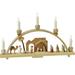 The Holiday Aisle® Richard Glaesser Arch Nativity Scene Wood in Brown | 11.25 H x 19 W x 2 D in | Wayfair THLA6080 40242950