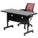 Deluxe Adjustable Height Flip Top Training Tables