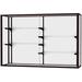 60" Wide Aluminum Frame Wall Mount Display Case