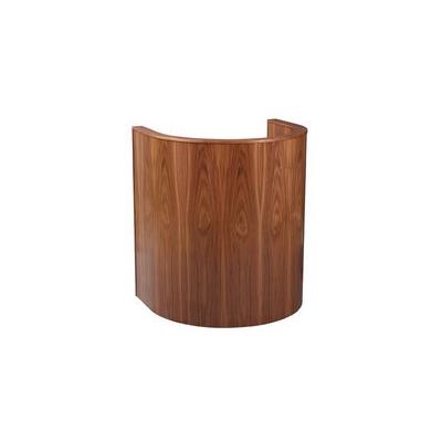 Hardwood Veneer Bow Front Lectern