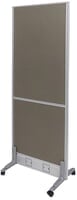 24"W x 68"H Full Fabric Mobile Portable Partition