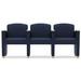 Savoy 3-Seater w/Center Arms in Standard Fabric or Vinyl