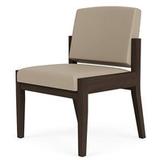 Amherst Wood Frame Armless Guest Chair in Upgrade Fabric or Healthcare Vinyl