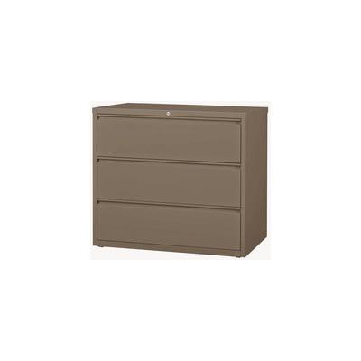 42"W 3-Drawer Steel Lateral File