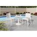 Ivy Bronx Farley Round 2 - Person 23" Long Bistro Set Plastic in White | Outdoor Furniture | Wayfair IVYB5169 40250197