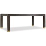 Hooker Furniture Curata Extendable Solid Oak Dining Table Wood/Metal in Black/Brown | 30.25 H in | Wayfair 1600-75200A-DKW