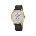 Lotus Watches Mens Moon Phase Quartz Watch with Leather Strap 18428/1