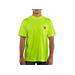 Carhartt Men's HV Force Color Enhanced Short Sleeve T-Shirt Polyester, Brite Lime SKU - 500702