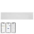 Adax Neo WIFI Smart Electric Panel Heater, Wall Mounted With Timer, Low Profile Conservatory Radiator. Splash Proof, Bathroom Safe, LOT 20 / ErP Compliant, Made In Europe, White, 1400W