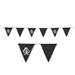The Beistle Company 6' Pennant Novelty Garland in Black | 8 H x 0.01 D in | Wayfair 59889