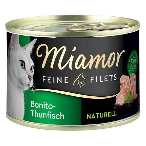 6x156g Bonito-Thunfisch Miamor Katzenfutter nass