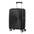 American Tourister Soundbox Spinner Hand Luggage 55 cm, 41 L,Telescopic Handle, Black (Bass Black)