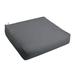 Ivy Bronx Outdoor Seat Cushion Polyester in Gray | 5 H x 22.5 W in | Wayfair IVYB8051 40426859