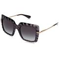 Dolce & Gabbana Women's 0DG6111 504/8G 51 Sunglasses, Transparent Grey/Gradient