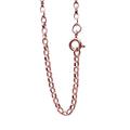 ANTOMUS® 18k ROSE GOLD VERMEIL SOLID DIAMOND CUT ENGLISH BELCHER CHAIN 2.3mm Wide 32 inch