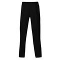 Alexanders of London Single Pleated Linen Trousers - Black - Size 42/30