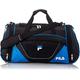 Fila Acer Large Gym Sport Duffel Bag, Black/Blue