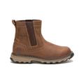 Caterpillar CAT Pelton Brown Steel Toe Cap Safety S1P SRC Chelsea Dealer Boots