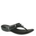 Minnetonka Silverthorne Thong - Womens 7 Black Sandal W2