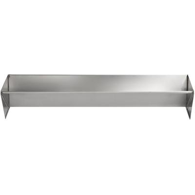 Matfer Bourgeat 340622 19 3/4" x 3 1/2" x 3" Triangular Stainless Steel Buche Cake / Yule Log Cake Mold