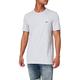 Lacoste Men's Crew Neck Short Sleeve T-Shirt, Grey (Silver Chine), 4 (Manufacturer Size: M)