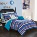 Harriet Bee Heriberto Comforter Set, Microfiber in Blue | Wayfair HBEE3632 40676421