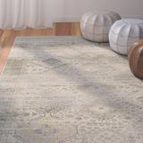 Brown/Gray 79 x 0.14 in Area Rug - Union Rustic Goodner Southwestern Machine Made Power Loom Viscose Indoor Area Rug in Cream/Taupe/Gray Viscose | Wayfair