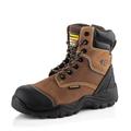 Buckler BSH008WPNM High Leg Waterproof Safety Work Boots Brown (Sizes 6-13) Men's Steel Toe Cap (9)
