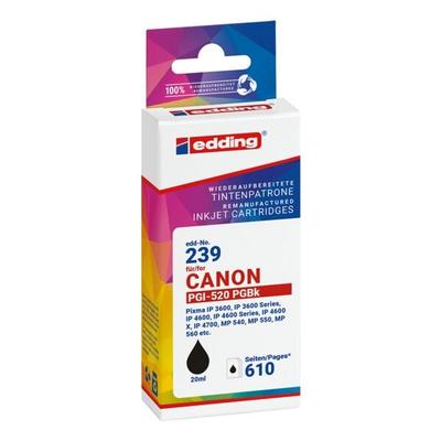 Edding Tintenpatrone ersetzt Canon »PGI-520BK« schwarz