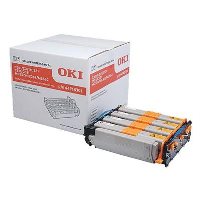 Trommel-Set (ohne Toner) »44968301« schwarz, OKI