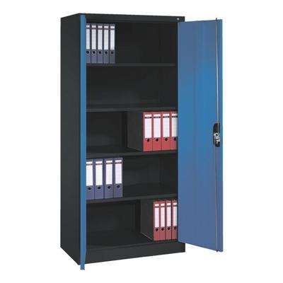 OTTO Office Stahlschrank mit Flügeltüren 93 x 195 cm blau, 93x195x50 cm