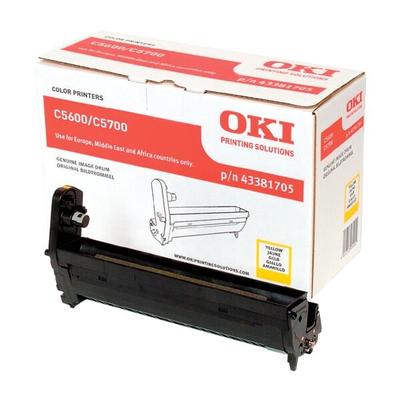 Trommel (ohne Toner) gelb »43381705« gelb, OKI