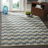 Yellow 108 x 72 x 0.25 in Area Rug - Highland Dunes Alberta Abstract Flatweave Cotton Area Rug Cotton | 108 H x 72 W x 0.25 D in | Wayfair