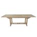 Rosecliff Heights Farnam Solid Wood Dining Table Wood in Brown/Gray/White | 29 H x 79 W x 39 D in | Outdoor Dining | Wayfair
