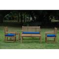 Rosecliff Heights Farnam 5 Piece Teak Sofa Seating Group Wood/Natural Hardwoods/Teak in Brown/White | Outdoor Furniture | Wayfair ROHE4560 40977720