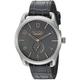 NIXON Men's A4652145 C45 Leather Analog Display Swiss Quartz Grey Watch