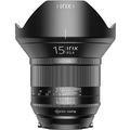 Irix IL-15BS-NF Ultraweitwinkelobjektiv Blackstone 15mm f2,4 für Nikon F (95mm Filtergewinde Vollformat, leuchtende Beschriftung, optimierter Fokusring), Schwarz